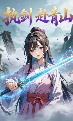 短剧《执剑赴青山》海报