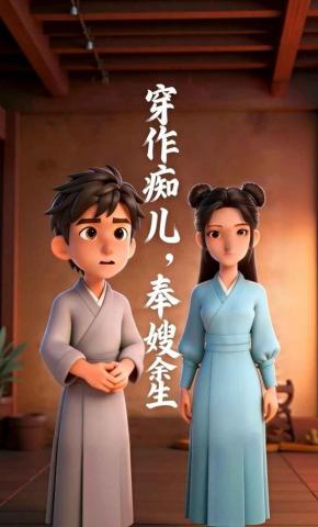 短剧《穿作痴儿，奉嫂余生》海报