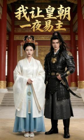 短剧《我让皇朝一夜易主》海报