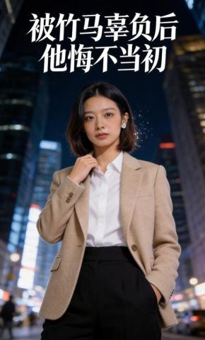 短剧《被竹马辜负后，他悔不当初》海报