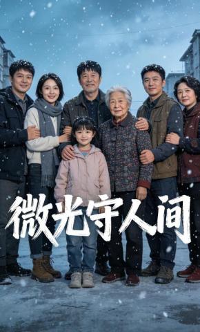短剧《微光守人间》海报