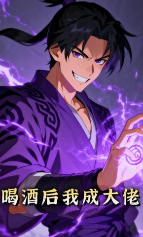 短剧《喝酒后我成大佬》海报