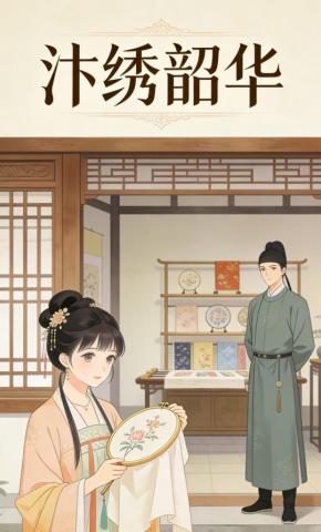 短剧《汴绣韶华》海报