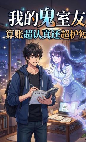 短剧《我的鬼室友，算账超认真还超护短》海报