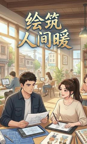 短剧《绘筑人间暖》海报