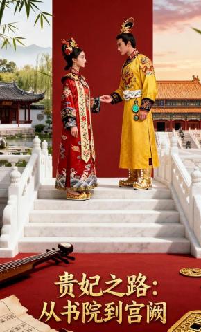 短剧《贵妃之路：从书院到宫阙》海报