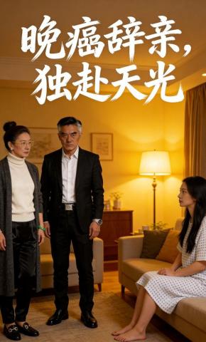 短剧《晚癌辞亲，独赴天光》海报