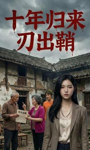 短剧《十年归来刃出鞘》海报