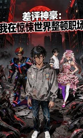 短剧《差评神豪：我在惊悚世界整顿职场》海报