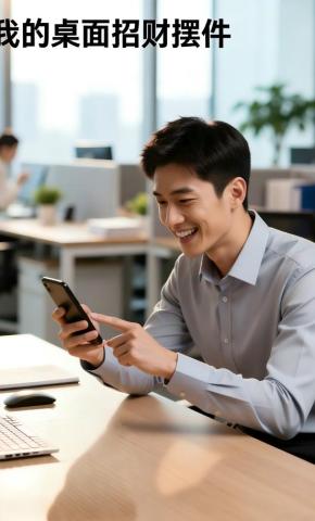 短剧《我的桌面招财摆件》海报
