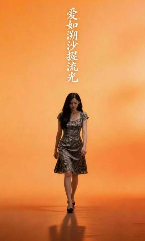 短剧《爱如溯沙握流光》海报