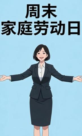 短剧《周末家庭劳动日》海报