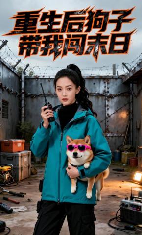 短剧《重生后狗子带我闯末日》海报