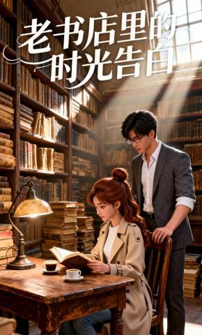 短剧《老书店里的时光告白》海报