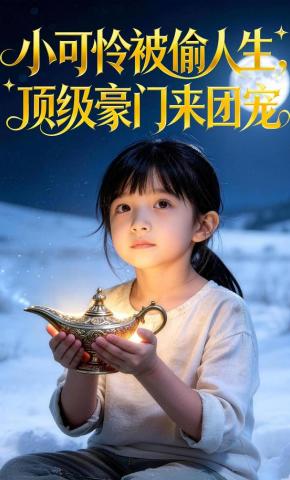 短剧《小可怜被偷人生，顶级豪门来团宠》海报