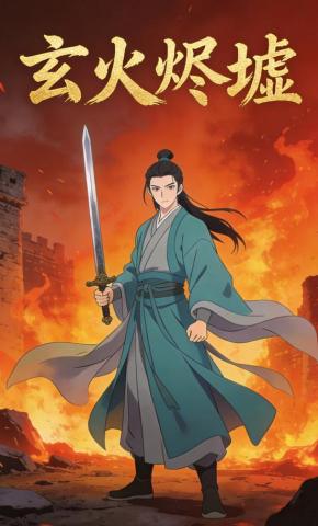 短剧《玄火烬墟》海报