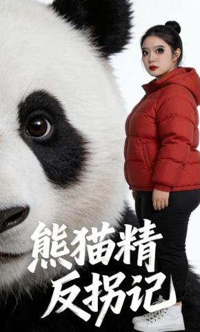 短剧《熊猫精反拐记》海报