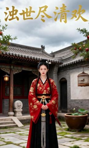 短剧《浊世尽清欢》海报