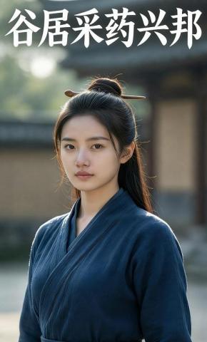 短剧《谷居采药兴邦》海报
