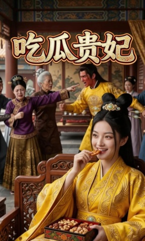 短剧《吃瓜贵妃》海报