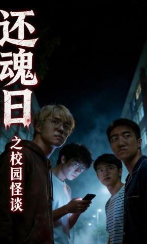 短剧《还魂日之校园怪谈》海报