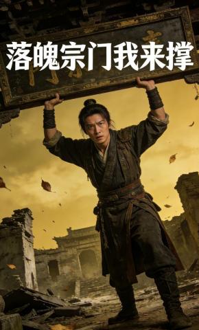 短剧《落魄宗门我来撑》海报