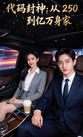 短剧《代码封神：从250到亿万身家》海报
