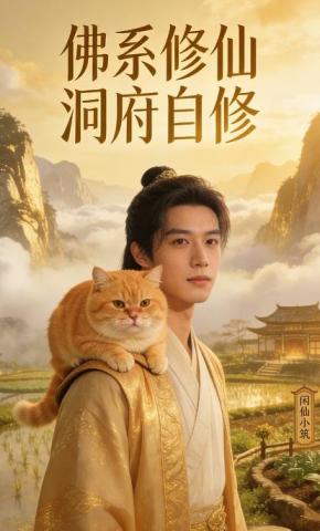 短剧《佛系修仙洞府自修》海报