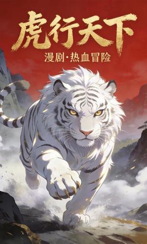 短剧《虎行天下》海报