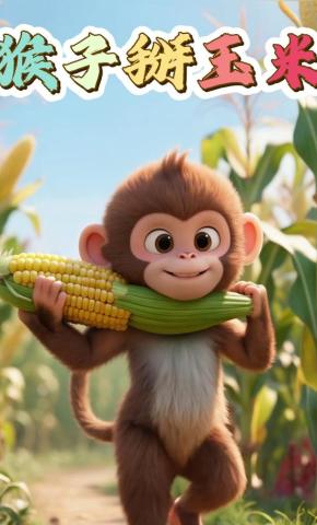 短剧《猴子掰玉米》海报