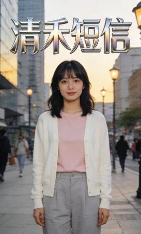 短剧《清禾短信》海报