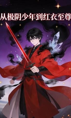 短剧《从极阴少年到红衣至尊》海报