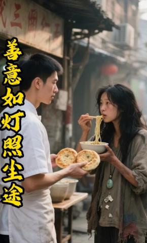 短剧《善意如灯照尘途》海报