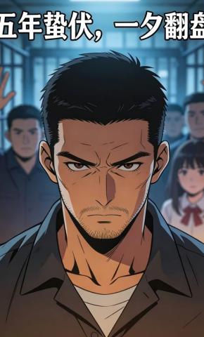 短剧《五年蛰伏，一夕翻盘》海报