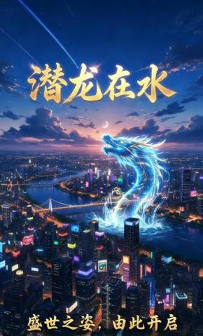 短剧《潜龙在水》海报