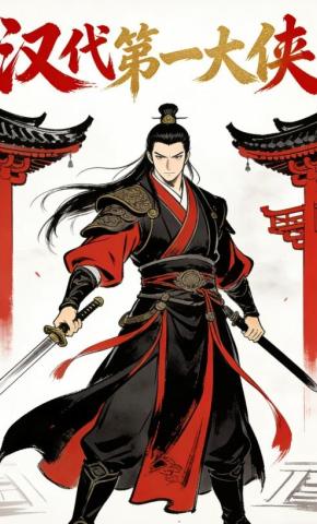 短剧《汉代第一大侠》海报
