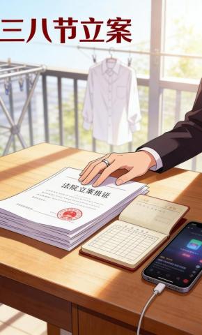 短剧《三八节立案》海报