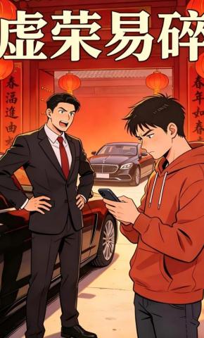 短剧《虚荣易碎》海报