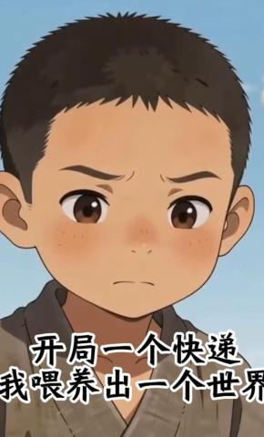 短剧《开局一个快递：我喂养出一个世界》海报