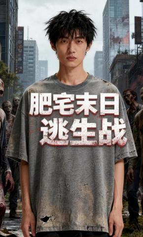 短剧《肥宅末日逃生战》海报