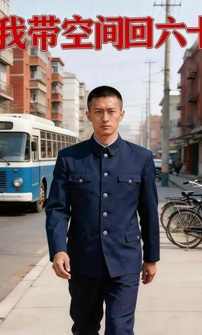 短剧《我带空间回六十》海报
