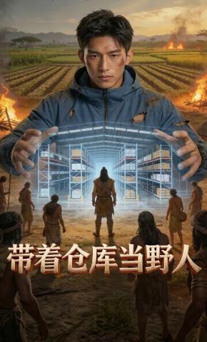 短剧《带着仓库当野人》海报