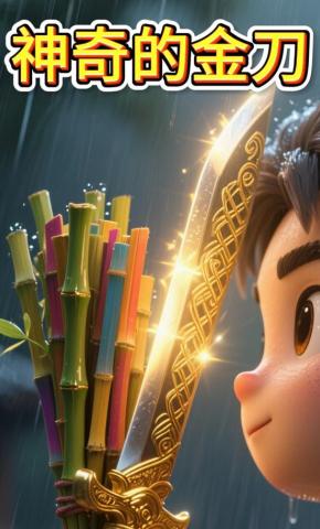 短剧《神奇的金刀》海报