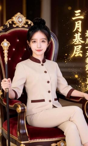 短剧《三月基层最后一天我露了真身》海报