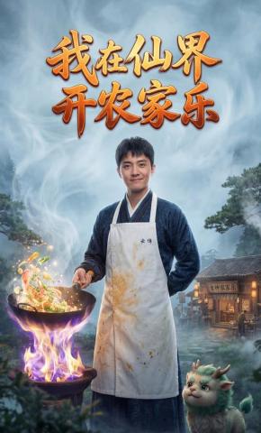 短剧《我在仙界开农家乐》海报