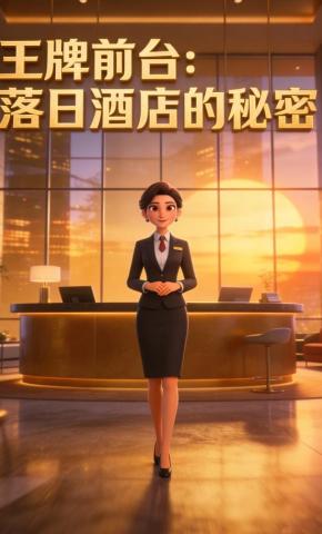 短剧《王牌前台：落日酒店的秘密》海报