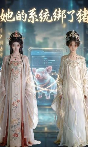 短剧《她的系统绑了猪》海报