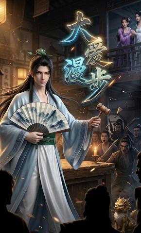 短剧《大爱漫步》海报