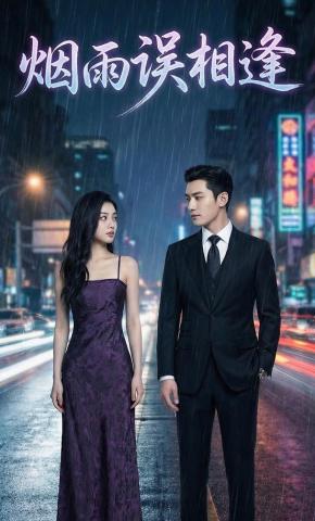 短剧《烟雨误相逢》海报