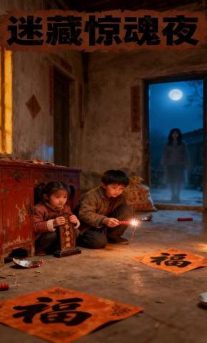 短剧《迷藏惊魂夜》海报
